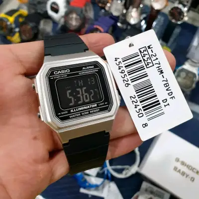 Reloj Casio Digital HR W-217HM-7BV resistente al agua - miniatura 2