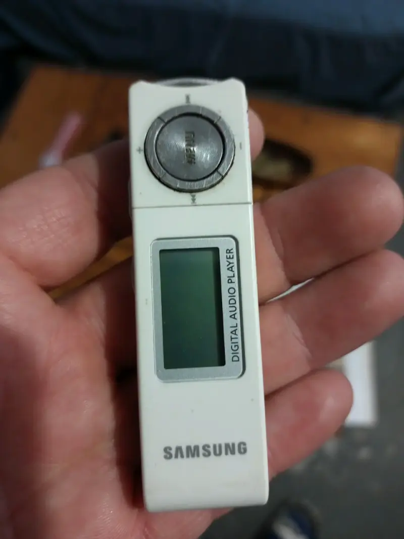 Reproductor de audio digital Samsung blanco