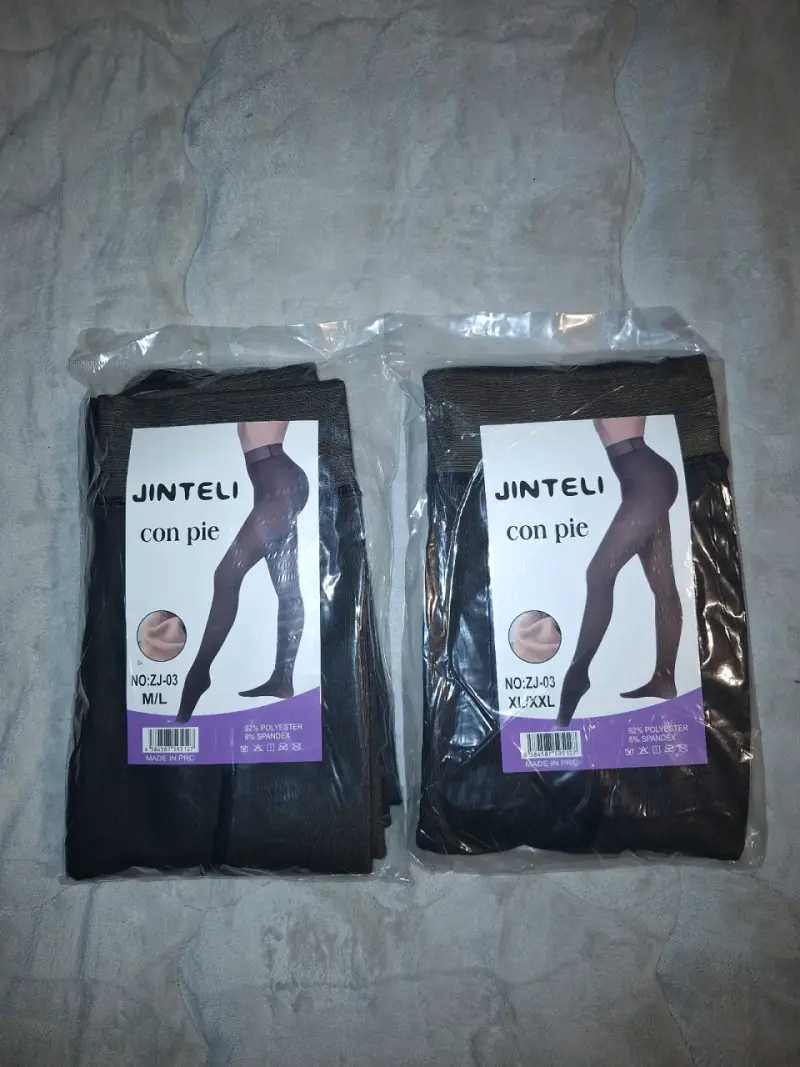Pantys Jinteli con pie negro M/L y XL/XXL
