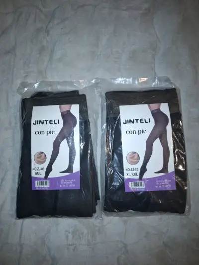Pantys Jinteli con pie negro M/L y XL/XXL - miniatura 1