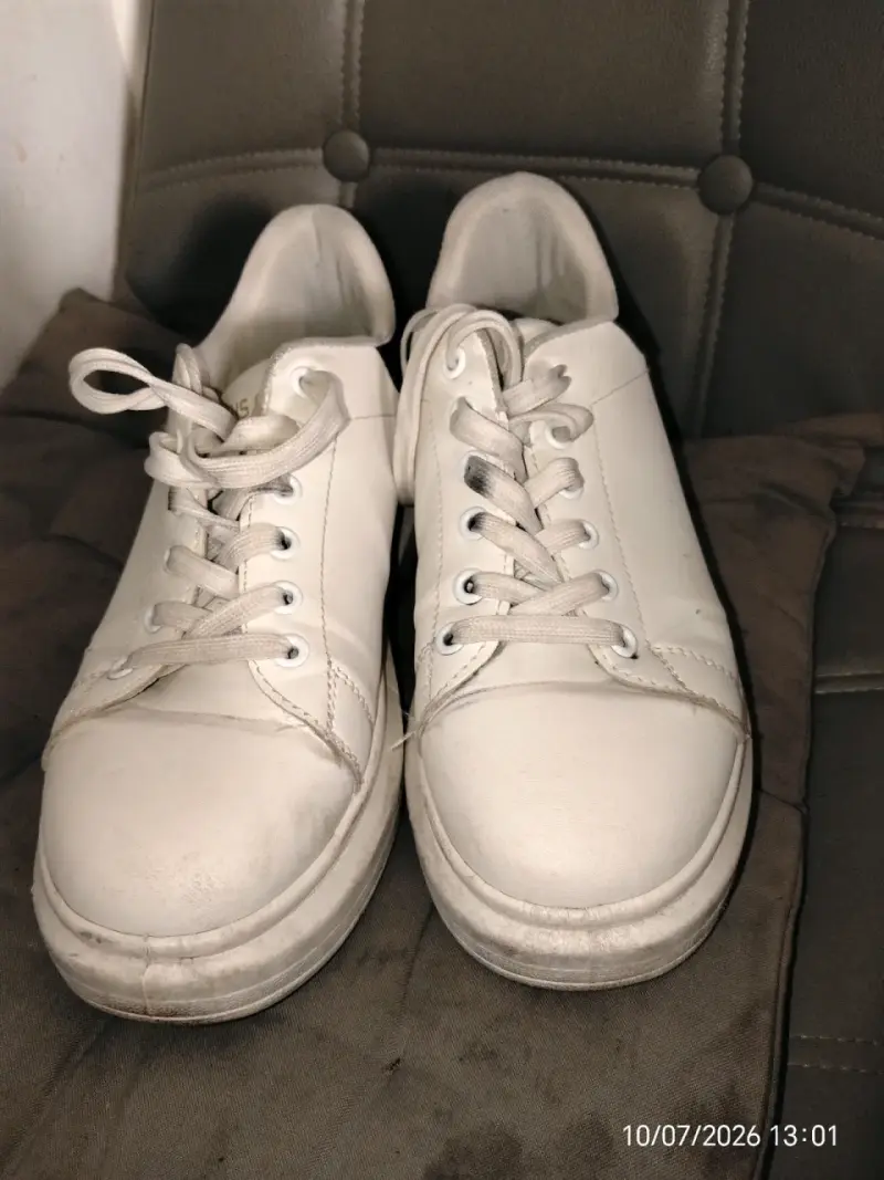 Zapatillas Puma blancas con plataforma - 4