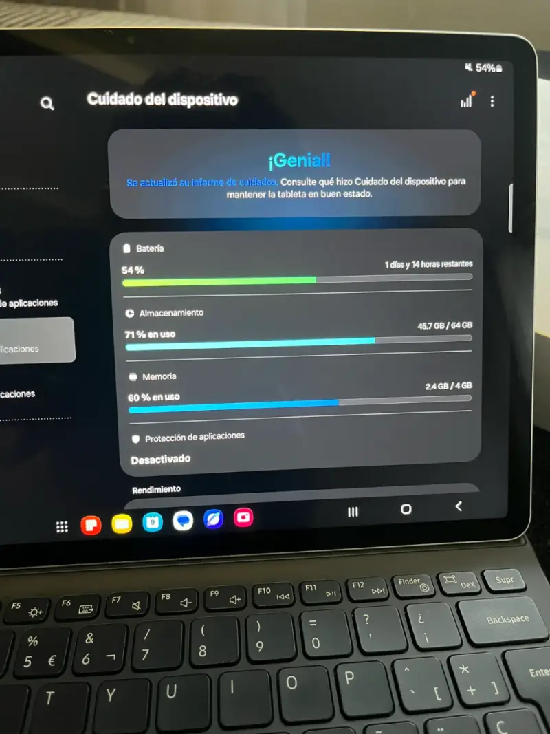 Samsung Tab S7 SE + Teclado,Lapiz, Carcaza y cable - 4