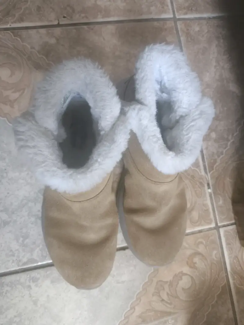 Botas de montaña beige con forro térmico - 5