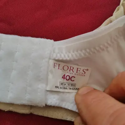 Sostén beige con soporte y tirantes ajustables - miniatura 2