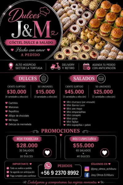Cóctel dulce y salado a pedido - miniatura 1