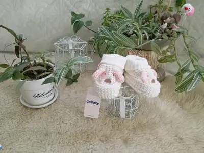 Zapatitos de bebé 100% algodón 0-3 meses - miniatura 3