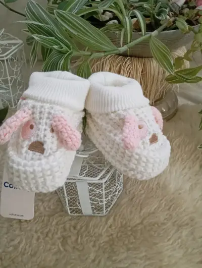 Zapatitos de bebé 100% algodón 0-3 meses - miniatura 4