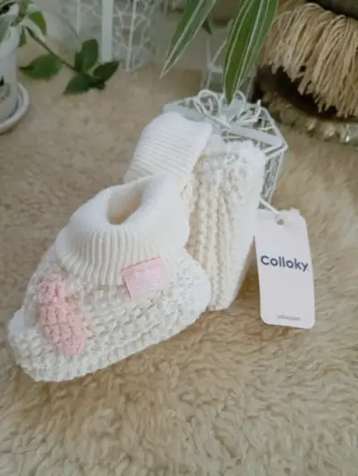 Zapatitos de bebé 100% algodón 0-3 meses - miniatura 5