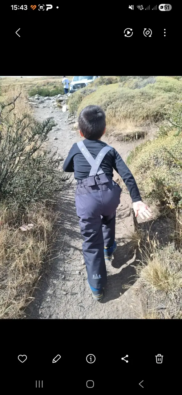 Chaqueta impermeable para niño Lippi verde - 2