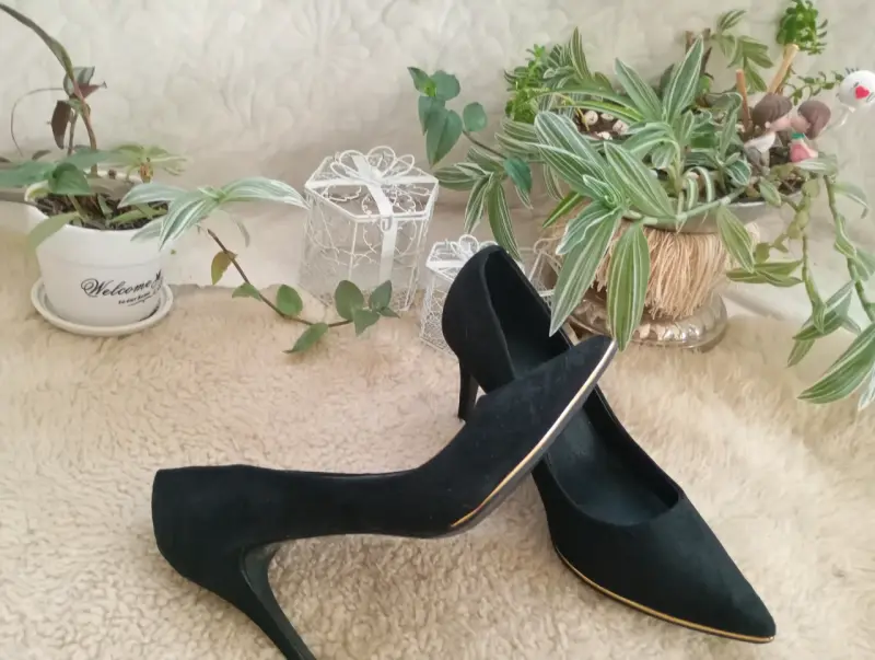Zapatos de tacón negros elegantes número 38 - 3