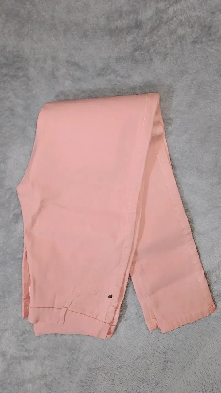 Pantalones rosados casuales para mujer - 1