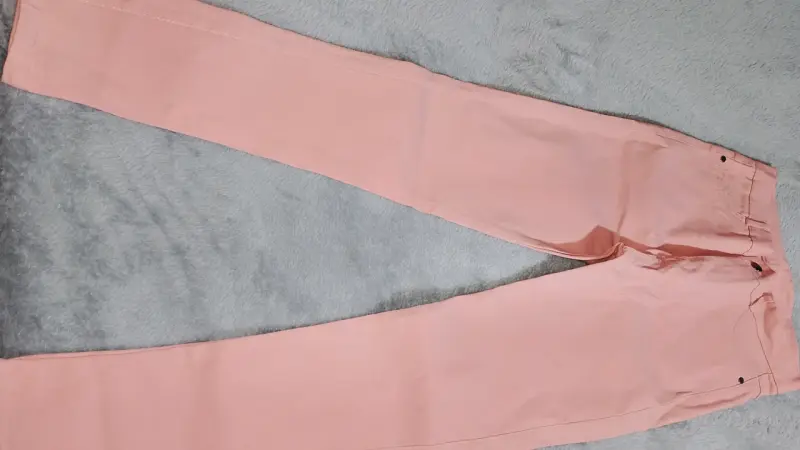 Pantalones rosados casuales para mujer - 2