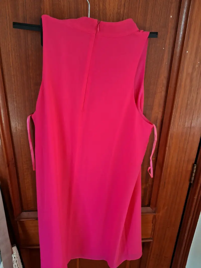 Vestido sin mangas fucsia - 2
