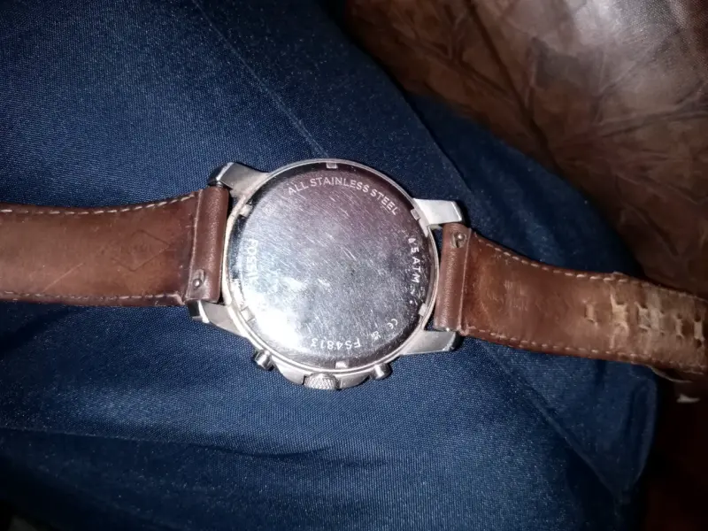 Reloj Fossil fs4813 de cuero marrón clásico - 2