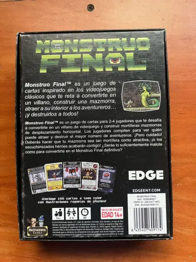 Juego de cartas Monstruo Final - miniatura 2