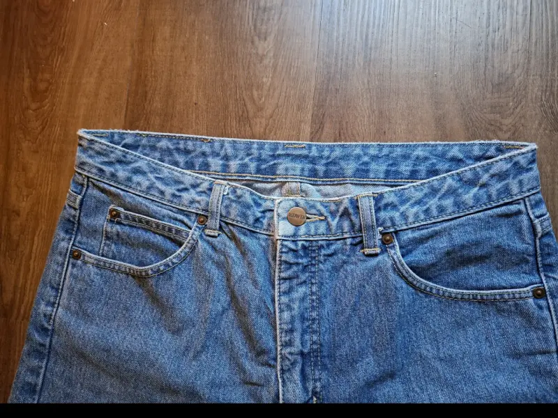 Jeans clásicos de mezclilla azul - 2
