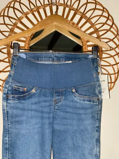 Jeans de maternidad azul elástico H&M - miniatura 2