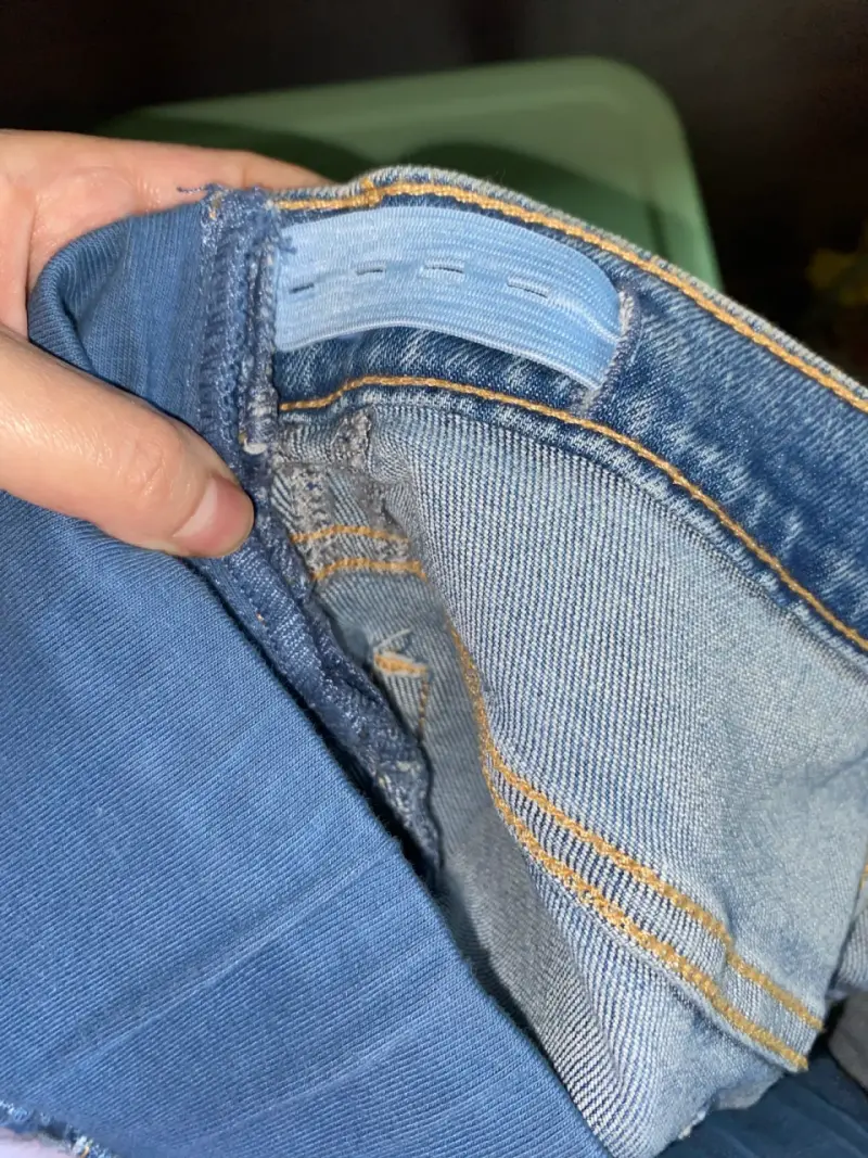 Jeans de maternidad azul elástico H&M - 4