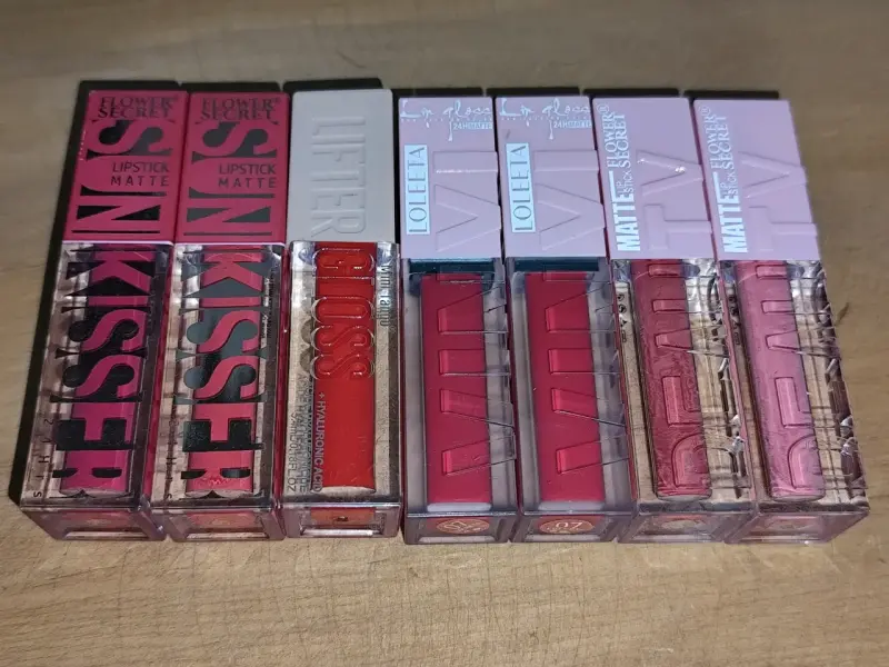 Set de labiales mate y gloss Flower Secret - 2