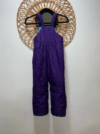 Traje  de nieve infantil azul y morado - miniatura 2