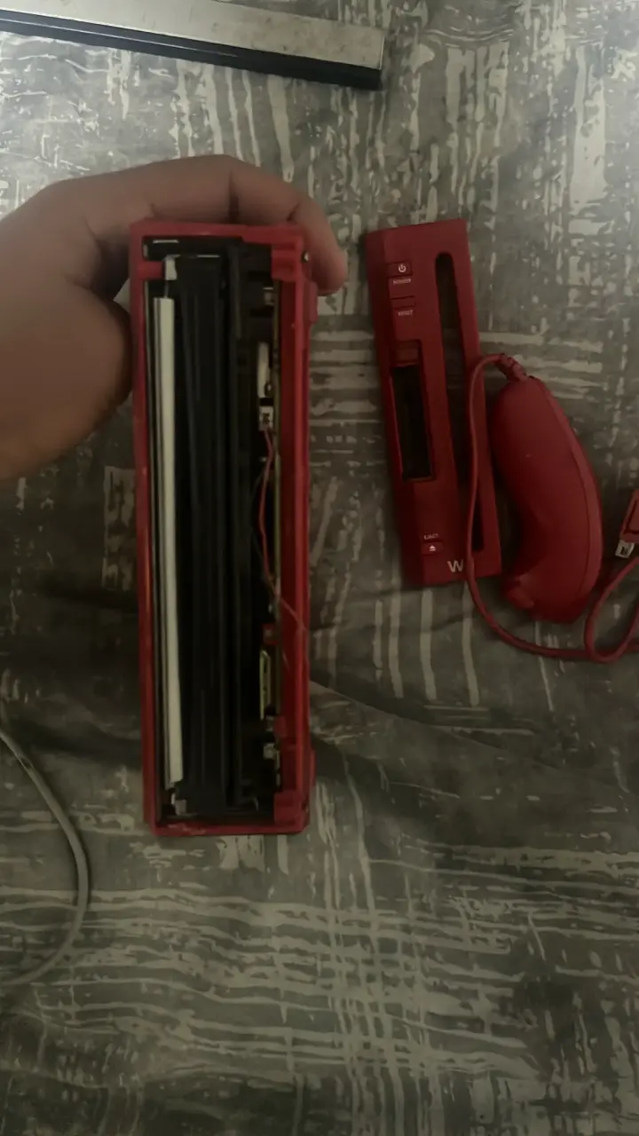Consola Nintendo Wii roja con accesorios - 3
