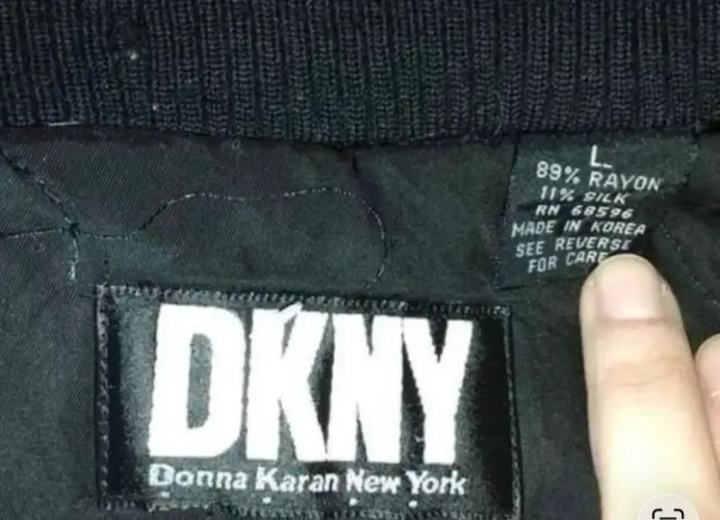 Chaqueta de terciopelo negra DKNY - 2