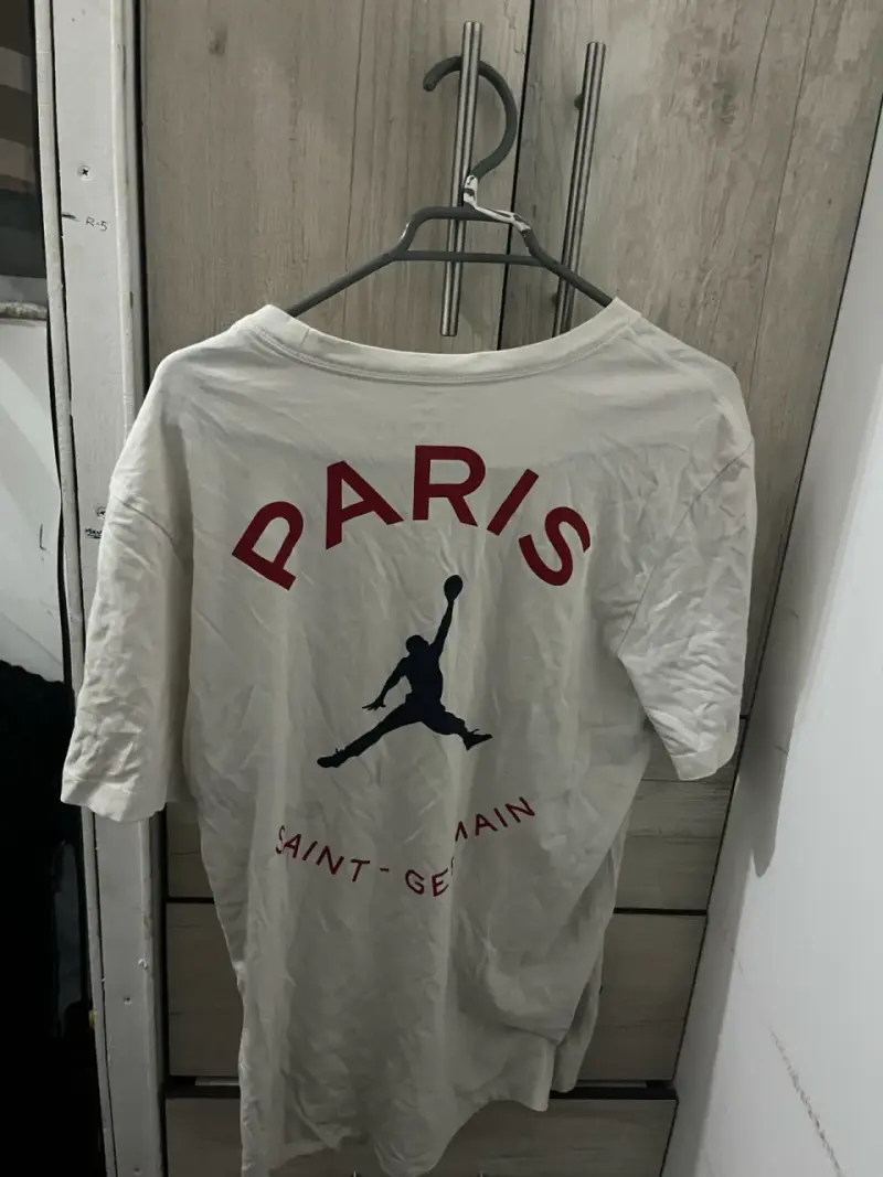 Polera blanca jordan Paris Saint-Germain - 2