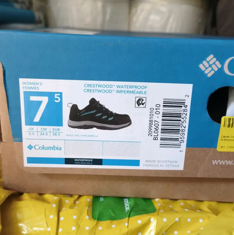 Zapatillas Columbia Crestwood Waterproof Mujer - 4
