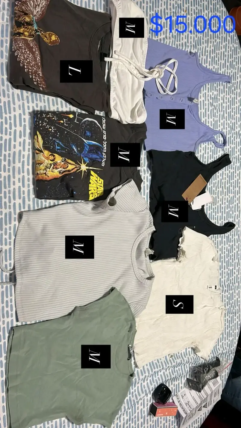 Lote de distintas ropa para mujer en varias tallas - 3