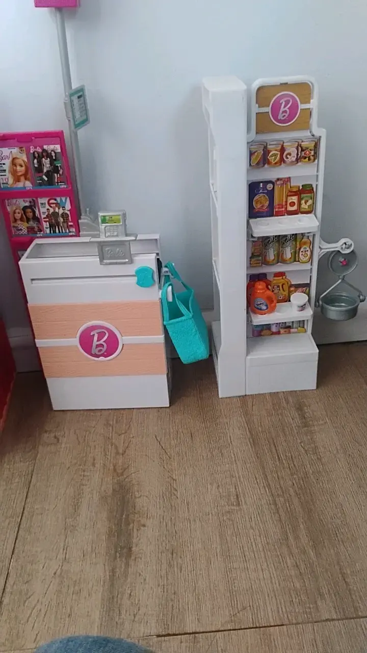 Mini supermercado de juguete con accesorios - 1