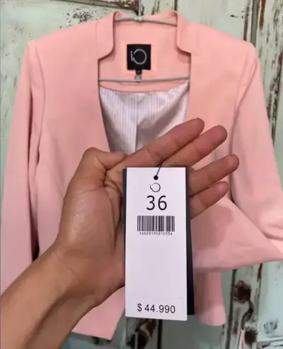 Blazer rosa elegante para mujer IO - miniatura 2