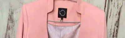 Blazer rosa elegante para mujer IO - miniatura 3