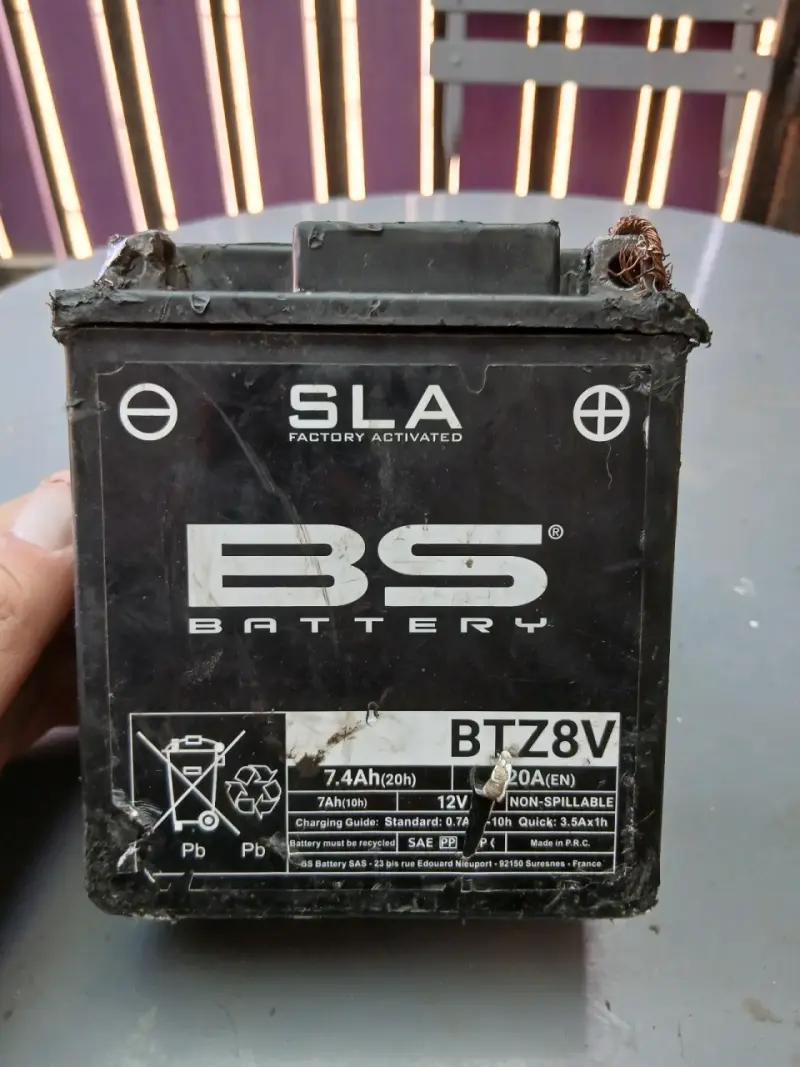 Batería BS BTZ8V 12V 7.4Ah usada - 2