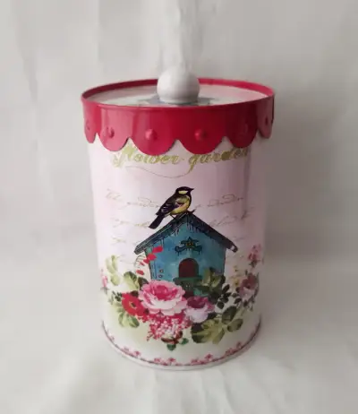 Lata decorativa vintage Lindo Diseño - miniatura 1
