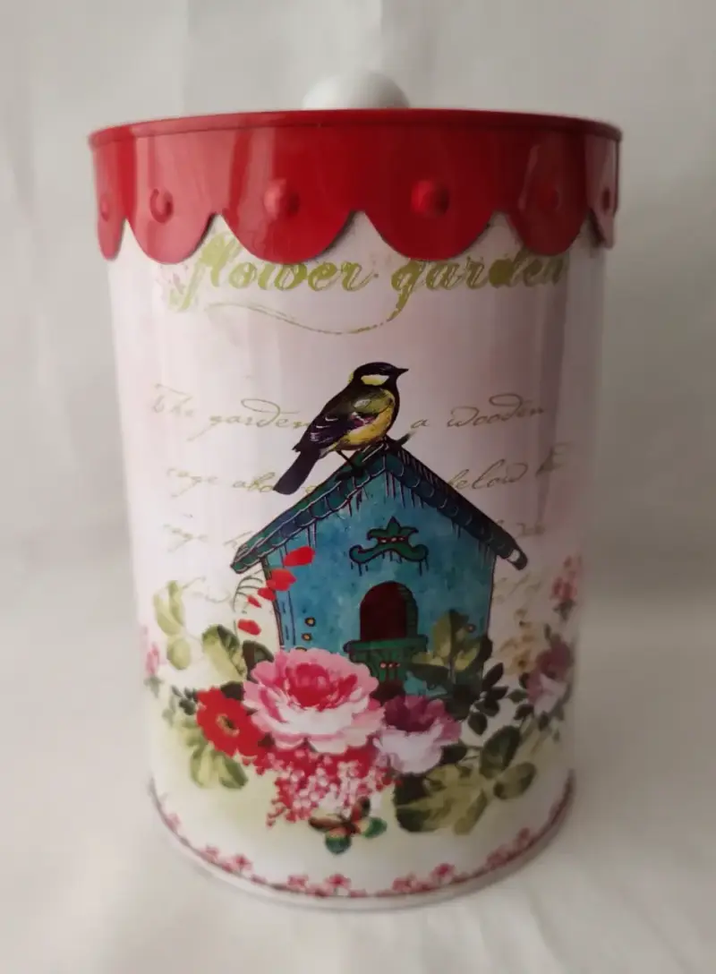 Lata decorativa vintage Lindo Diseño - 2