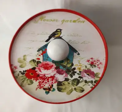 Lata decorativa vintage Lindo Diseño - miniatura 4