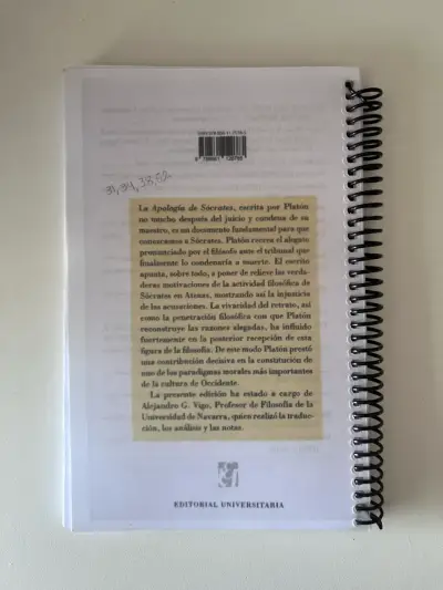 Apología de Sócrates edición universitaria - miniatura 2