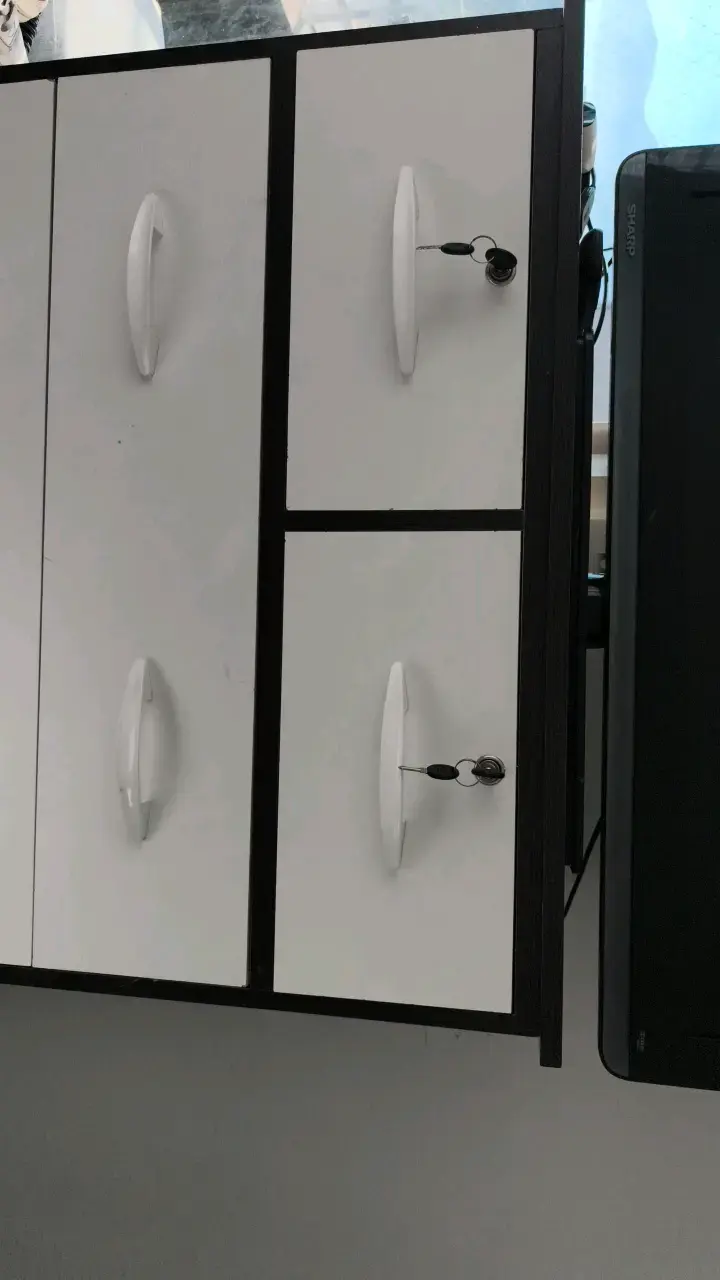 Cómoda de madera blanca con cajones - 3