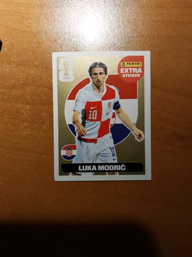 Lámina Panini Luka Modrić Mundial FIFA - 1