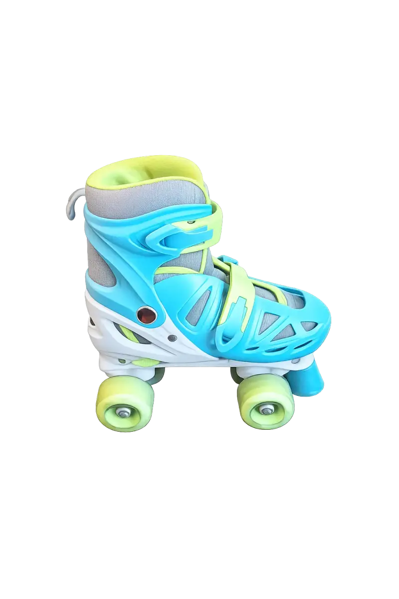 Set de patines y casco infantil azul 35-38 - 3