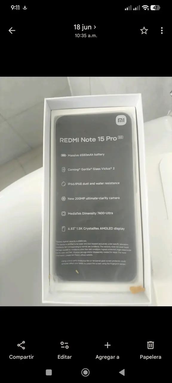 Xiaomi Redmi Note 15 Pro 5G nuevo - 2