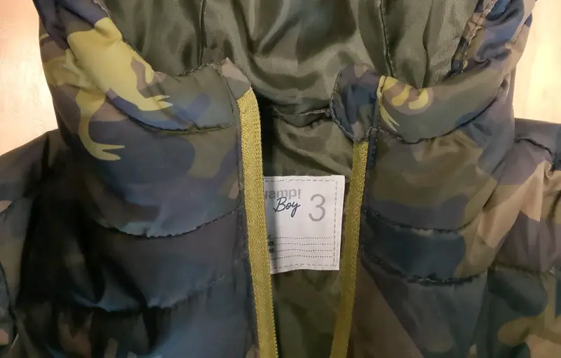 Parka camuflada para niño Yamp talla 3 - 3