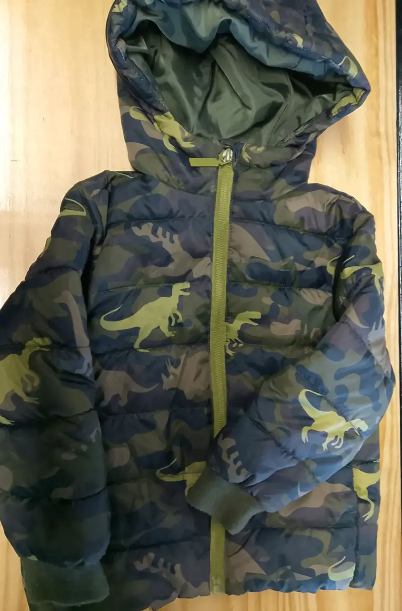 Parka camuflada para niño Yamp talla 3 - 4