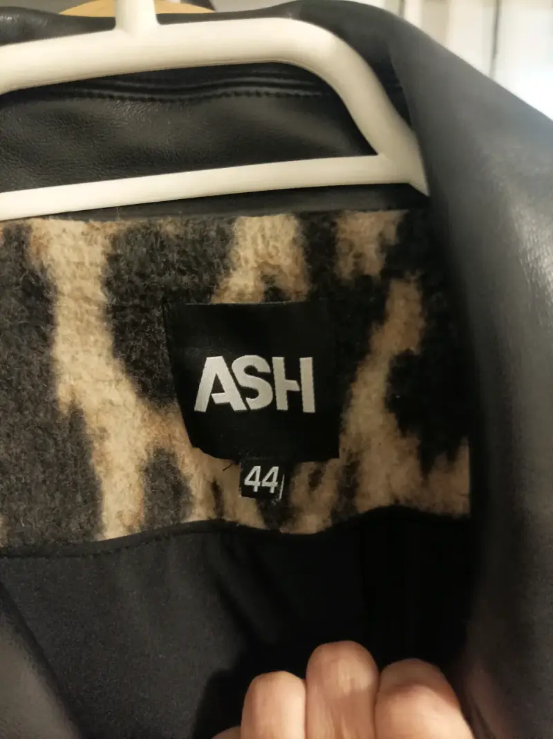 Abrigo ASH, animal print, con detalles de cuero - 2