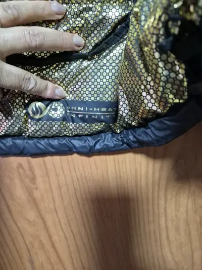 Chaqueta Columbia Omni-Heat negra para invierno - miniatura 2