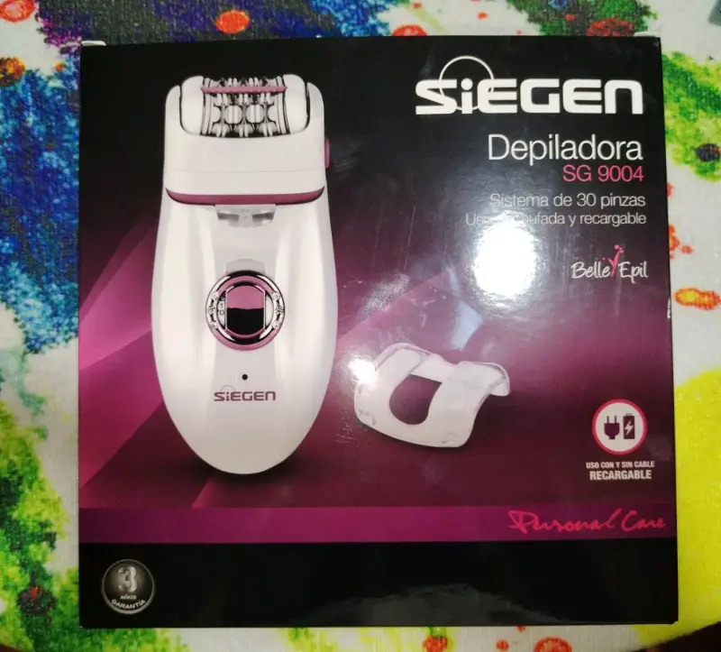 Depiladora Siegen SG 9004 recargable - 1