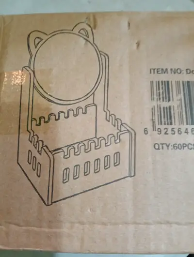 Espejo organizador de maquillaje con diseño de gato - miniatura 2