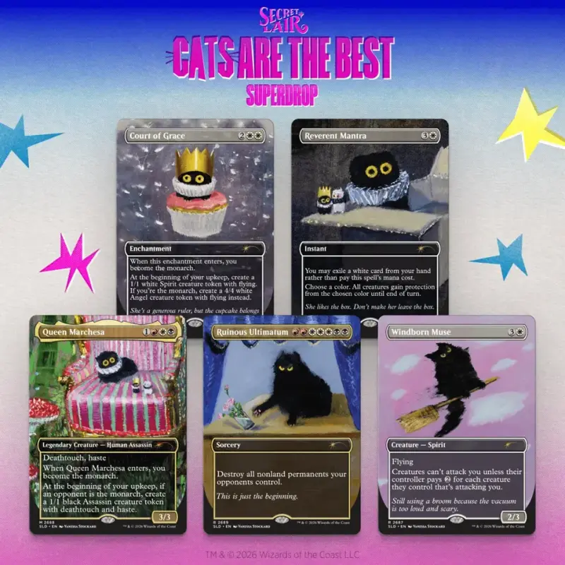 MTG Secret Lair: Purr Majesty NO FOIL