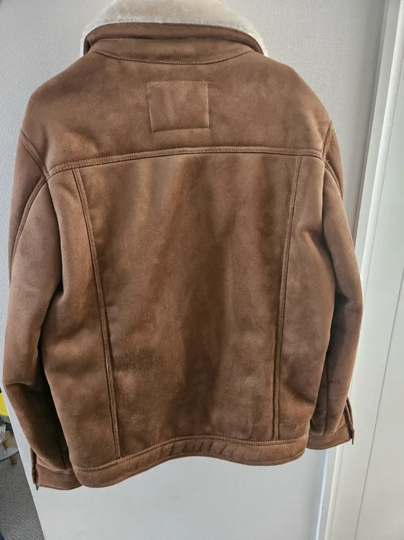 Chaqueta de gamuza marrón con forro Zibel - 2