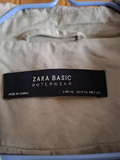 Chaqueta Beige  Zara Basic - miniatura 4